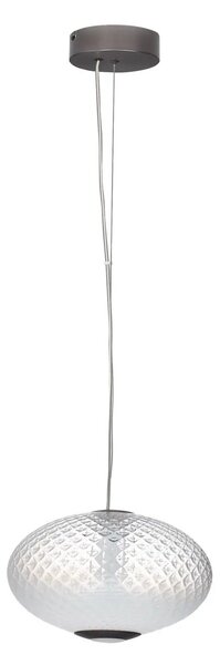 Moderní LED lustr Aora šedá A