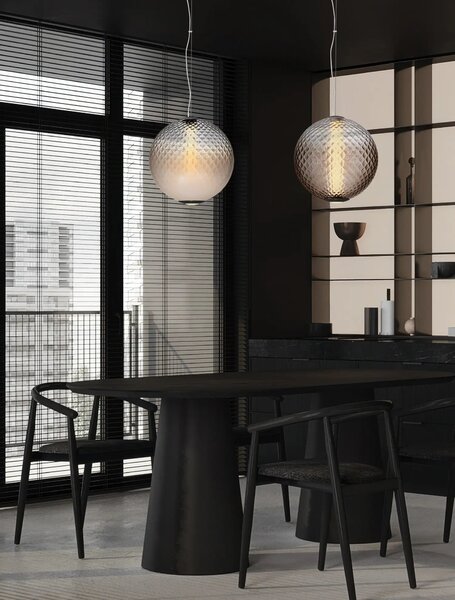 Moderní LED lustr Aora šedá A (9191244)