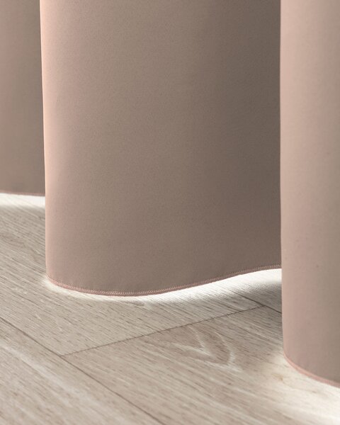 Zatemňovací závěs na řasicí pásce rose beige 140 x 280 cm 1 ks