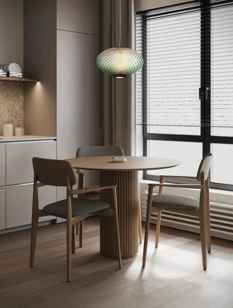 Moderní LED lustr Aora šedá C