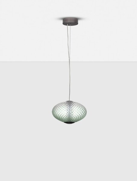 Moderní LED lustr Aora šedá C