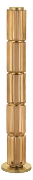 Moderní LED stojací lampa Vesper oranžová