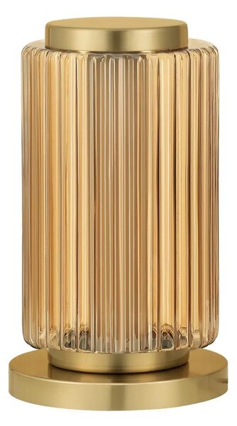 Moderní LED stolní lampa Vesper oranžová