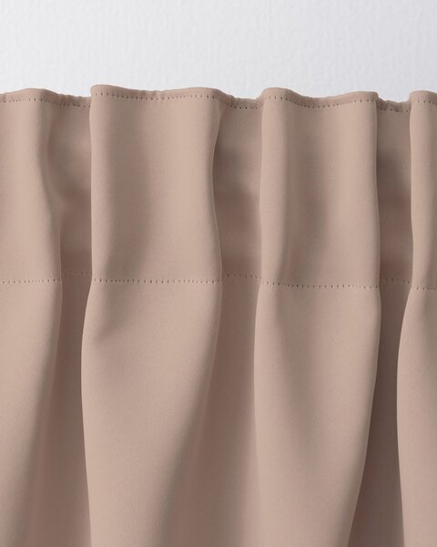 Zatemňovací závěs na řasicí pásce rose beige 140 x 280 cm 1 ks