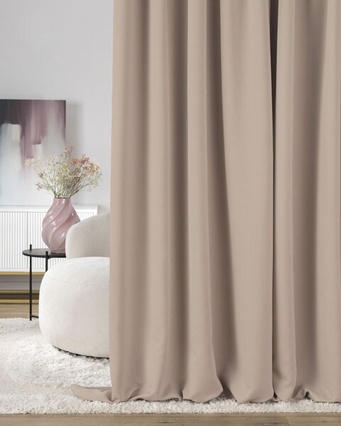 Zatemňovací závěs na řasicí pásce rose beige 140 x 280 cm 1 ks