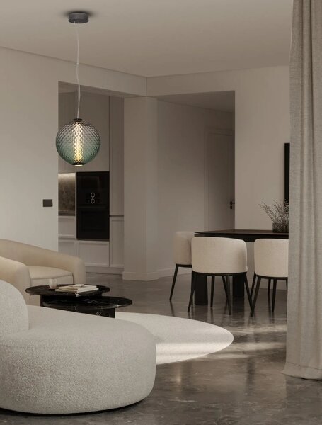 Moderní LED lustr Aora šedá C (9191246)