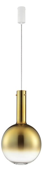 Designový LED lustr Nostos zlatá