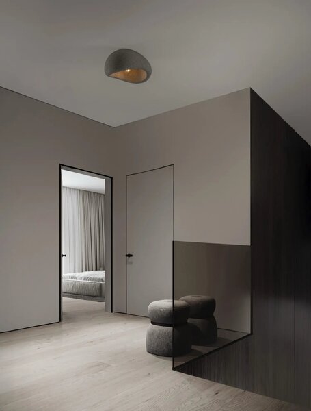 Designové stropní svítidlo Aere šedá 40