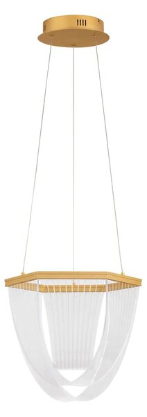 Designový LED lustr Valentin zlatá