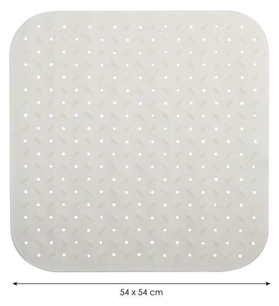 MSV protiskluzová podložka do sprchy CLASS Premium, bílá, SBS kaučuk, 54 x 54 cm