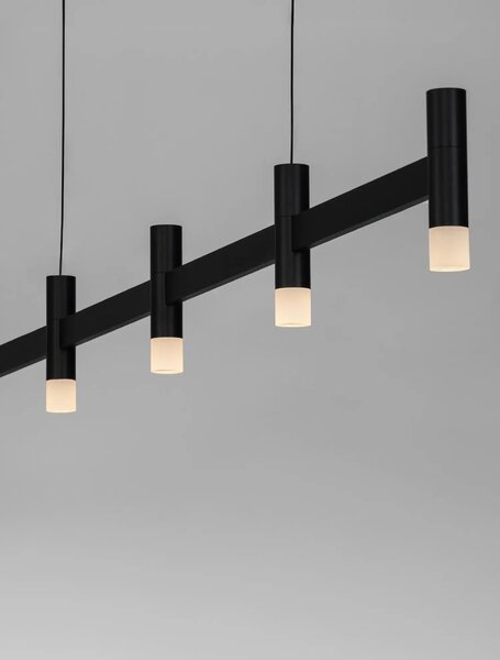 Moderní LED lustr Poetic 3000 K černá 147