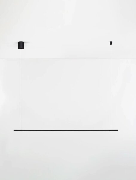 Minimalistcký LED lustr Brillia černá 150