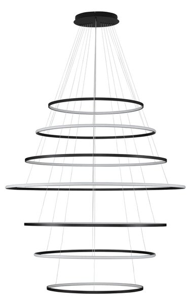 Moderní LED lustr Maelo černá 120