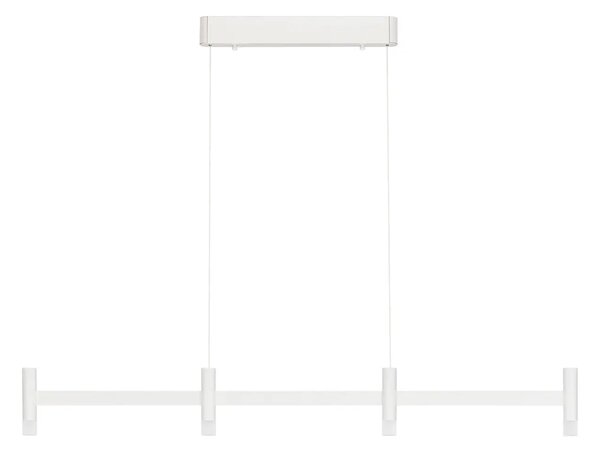 Moderní LED lustr Poetic 3000 K bílá 111