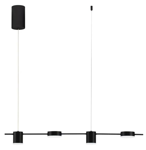 Minimalistcký LED lustr Riaz černá 20W
