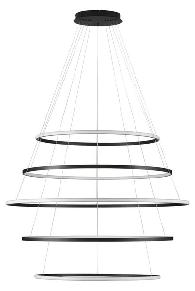 Moderní LED lustr Maelo černá 150