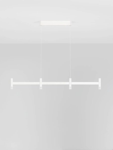 Moderní LED lustr Poetic 3000 K bílá 111