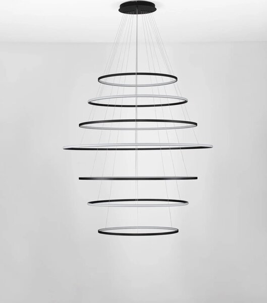 Moderní LED lustr Maelo černá 120