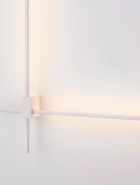 Minimalistcký LED nástěnné svítidlo Peak bílá