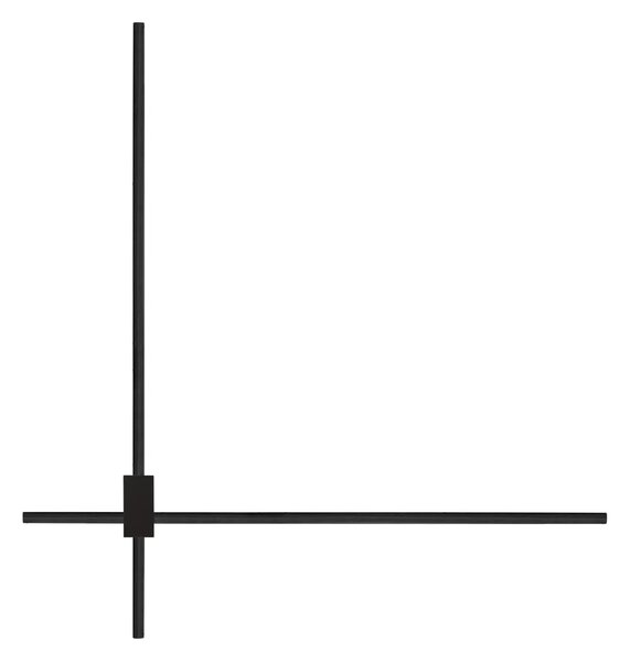 Minimalistcký LED nástěnné svítidlo Peak černá