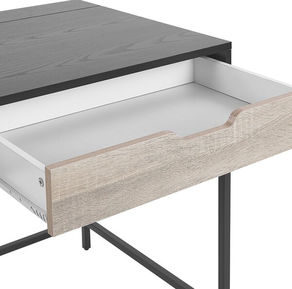 Pracovní stůl JENA 120 cm 60 cm se zásuvkami Černá