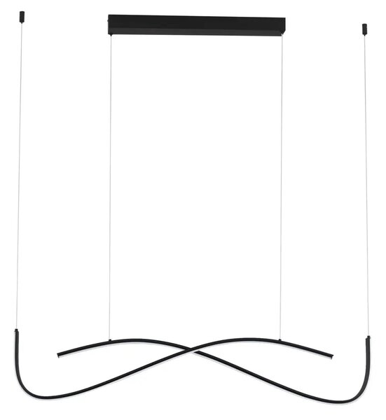 Minimalistcký LED lustr Brio černá 104