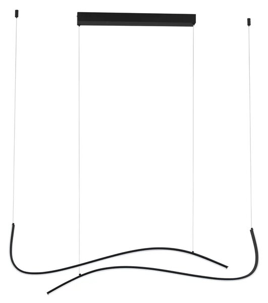 Minimalistcký LED lustr Brio černá 104