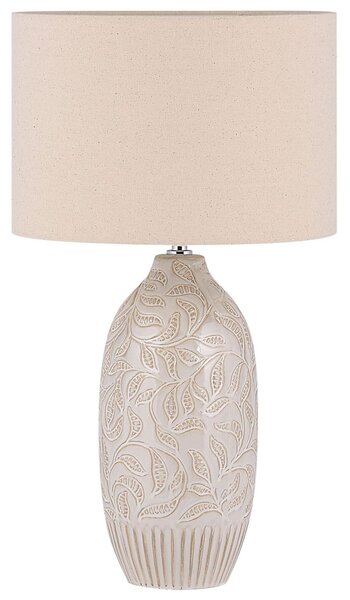 Stolní lampa SALZA Keramika Béžová