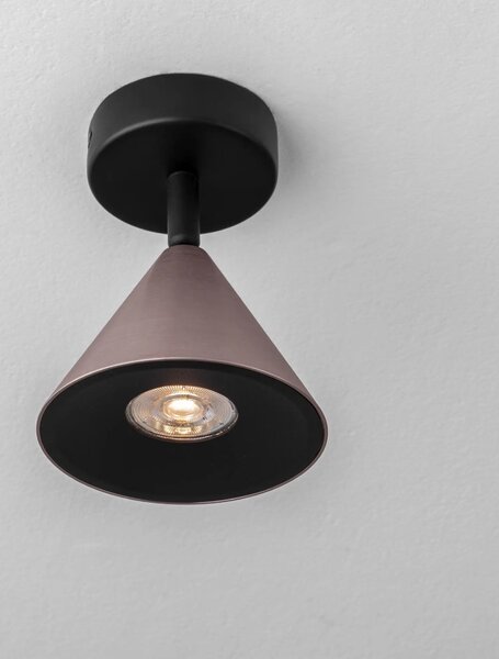 Designové stropní svítidlo Conico Coffee – Hnědá