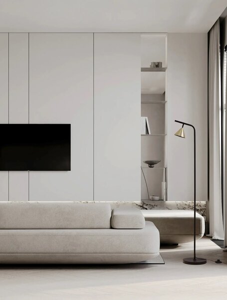 Designová stojací lampa Conico Gold