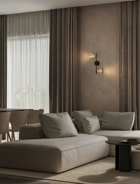 Moderní nástěnná lampa Conico Gold 34