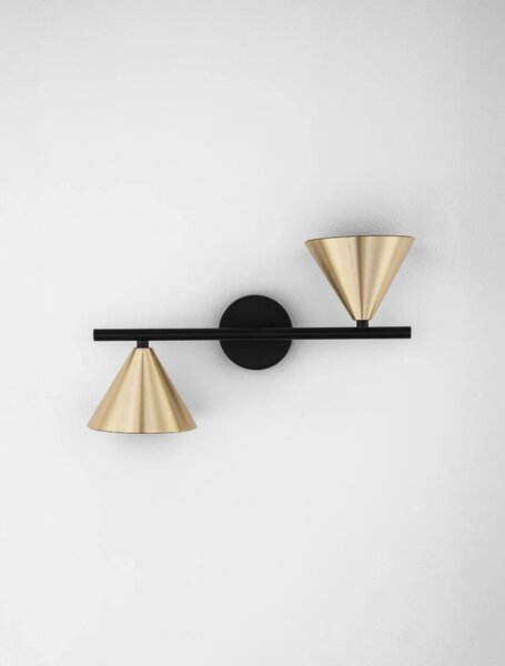 Moderní nástěnná lampa Conico Gold 34