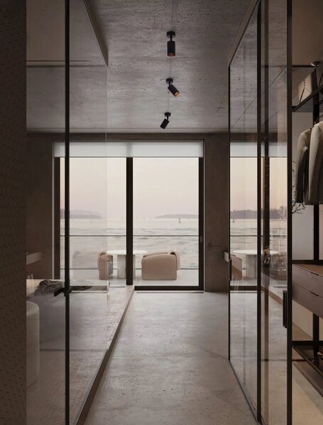 Designové stropní svítidlo Reig 6 Black