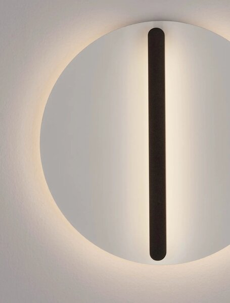 Moderní nástěnná lampa Nalu 20W – Černá