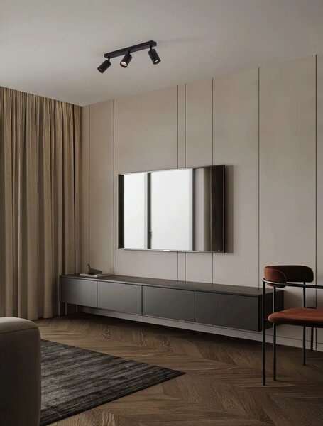 Designové stropní svítidlo Reig 45 Black