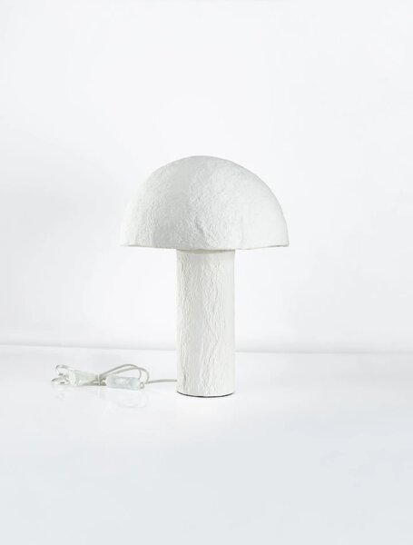 Moderná stolová lampa Mushu Biela – Bílá