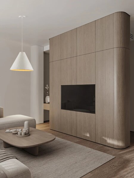 LED moderný luster Joelle 45 Biela – Bílá