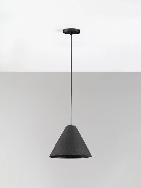 LED moderný luster Joelle 30 Čierna – Černá