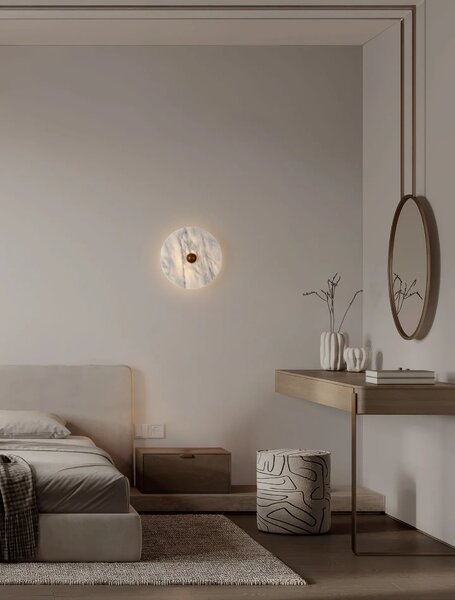 Designové nástěnné svítidlo Marbelle bílá