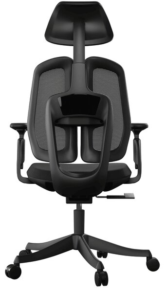 Ergonomická kancelářská židle Liftor Active, černá (textil + síťovina)