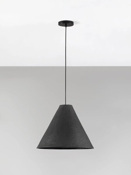 LED moderný luster Joelle 45 Čierna – Černá