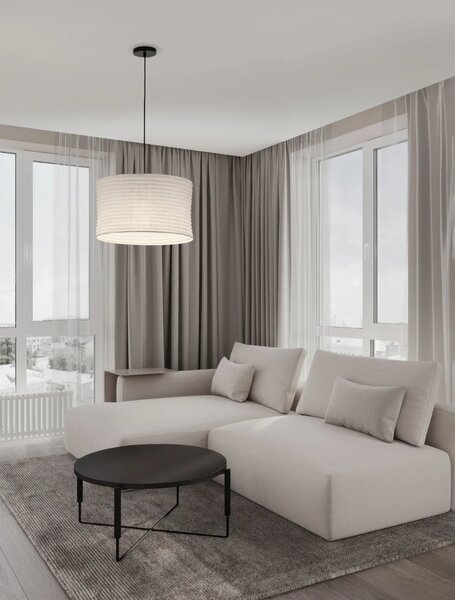 LED moderný luster Linnet 50 Biela – Bílá