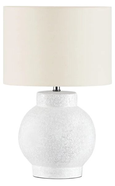 Moderní stolní lampa Zema bílá