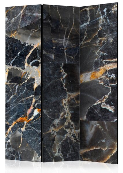 Paraván Black Marble Dekorhome 135x172 cm (3-dílný)