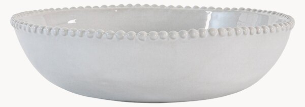 Sada porcelánových talířů na těstoviny's perličkovým okrajem Organic, 4 díly