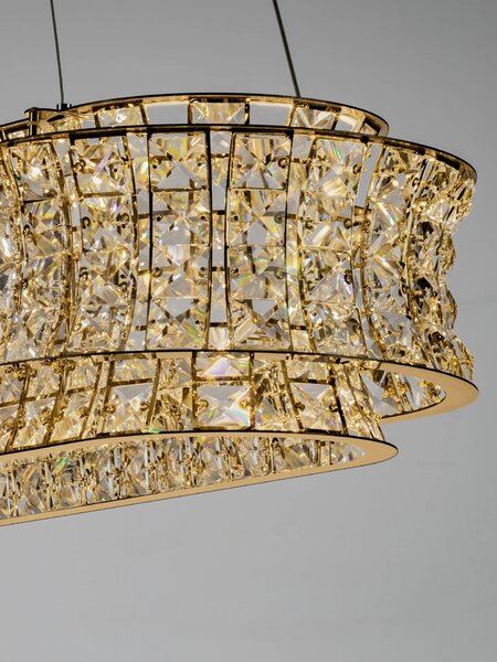 LED moderný luster Celysia 100 Zlatá