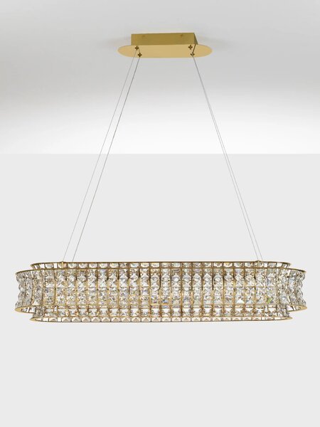 LED moderný luster Celysia 100 Zlatá