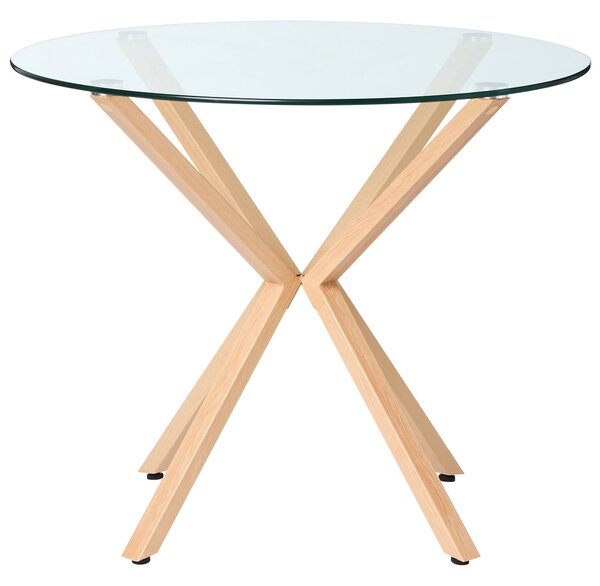 Jídelní stůl ALTURA Průhledná 90 cm 90 cm