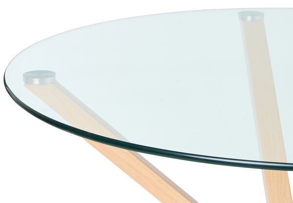 Jídelní stůl ALTURA Průhledná 90 cm 90 cm