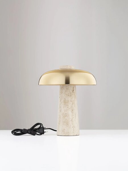 Moderná stolová lampa Lento Zlatá